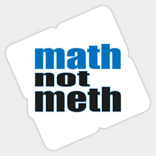 math not meth Sticker